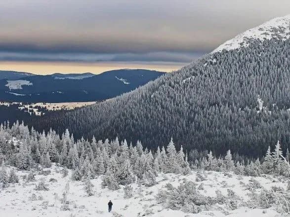 У Карпатах очікується до 20 см снігу
