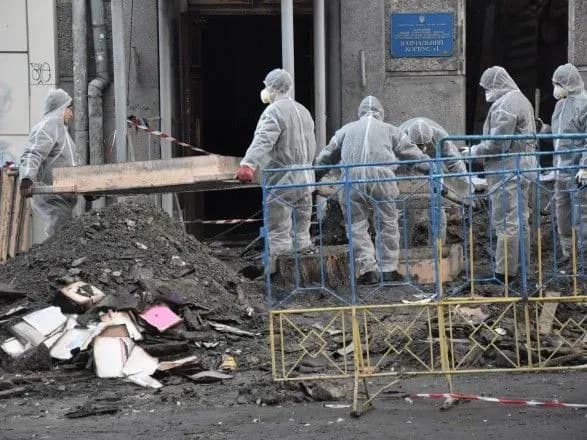 Пожар в одесском колледже: тела пяти человек до сих пор не идентифицированы