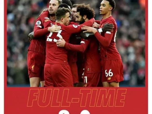 Гол пяткой Салаха помог "Ливерпулю" продолжить победное шествие в АПЛ