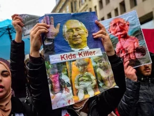 У Стамбулі відбулася акція проти підтримки Росією військ Башара Асада