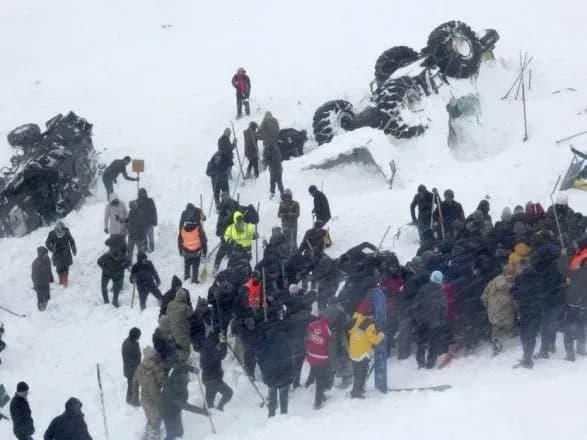 Сходження лавини у Туреччині: кількість загиблих зросла до 41