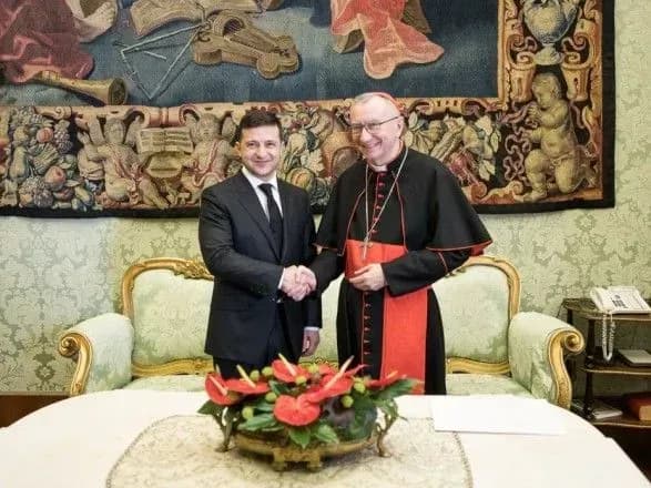 Зеленський зустрівся з держсекретарем Святого Престолу: подробиці