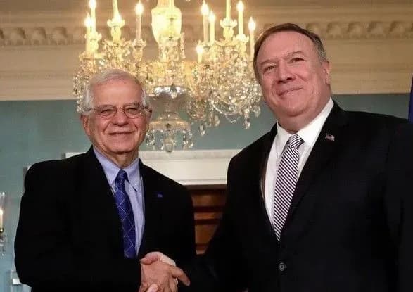 Боррель обговорив із Помпео ситуацію на Донбасі