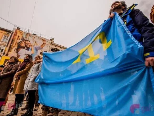 У Львові пройшла акція протесту проти окупації Криму Росією