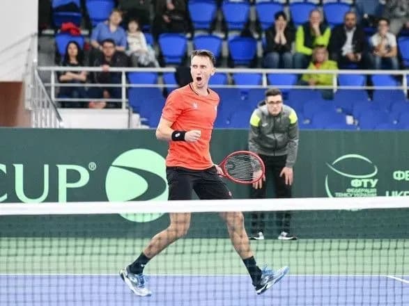 Три виграні гри принесли Україні перемогу в матчевому протистоянні Кубку Девіса