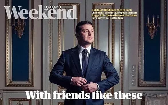 Зеленский попал на обложку The Guardian