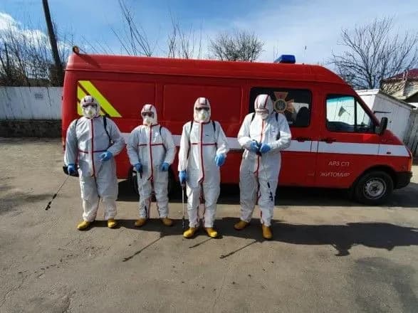 На Житомирщині дезінфікували церкву, яку відвідувала жінка з коронавірусом