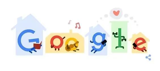 Google запустив дудл-марафон для тих, хто нудьгує на самоізоляції