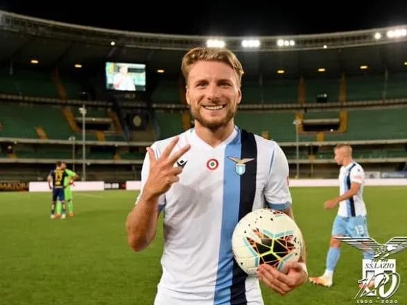 Хет-трик Іммобіле приніс "Лаціо" двадцять третю перемогу в Серії А