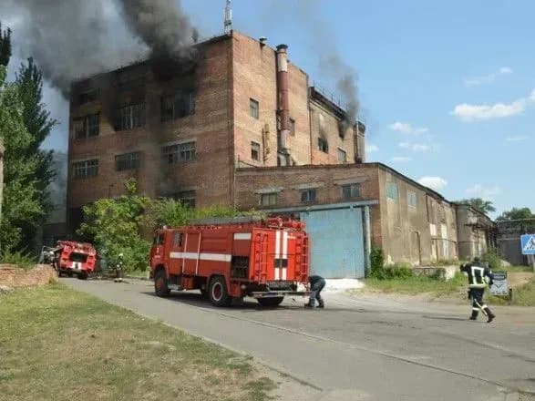 У Дніпрі горів завод