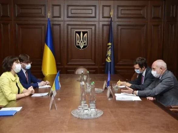 Венедіктова обговорила з послом ЄС конкурс на керівника САП