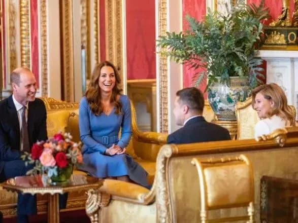 Зеленський та перша леді провели аудієнцію з королівською родиною у Букінгемському палаці
