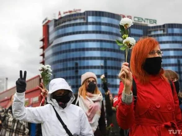 Марші у Білорусі: у Мінську сьогодні затримали близько 30 осіб