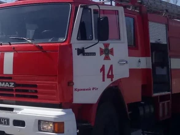 У Кривому Розі горіла будівля навчального закладу