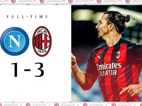 Дубль Ібрагімовича приніс “Мілану” перемогу над “Наполі”