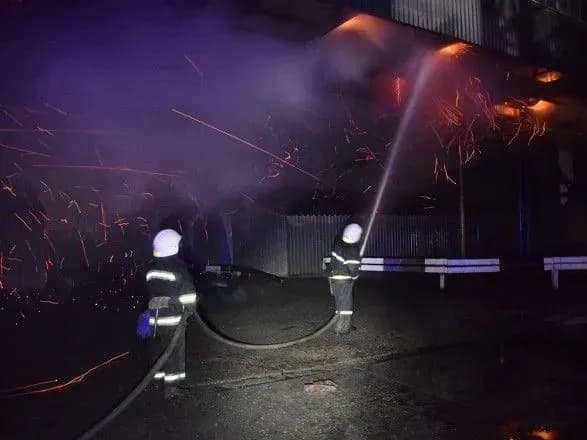 У Миколаєві на території зернового термінала сталась пожежа площею 500 кв.м.