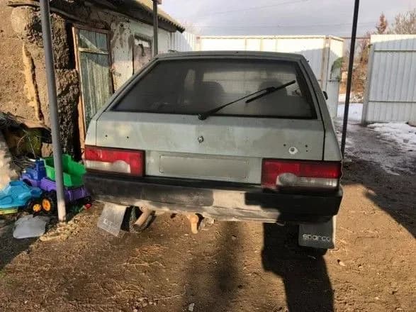 Мужчина автомобилем въехал в газопровод в Луганской области