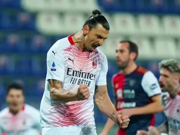 Дубль Ібрагімовича допоміг "Мілану" повернути одноосібне лідерство в "Серії А"