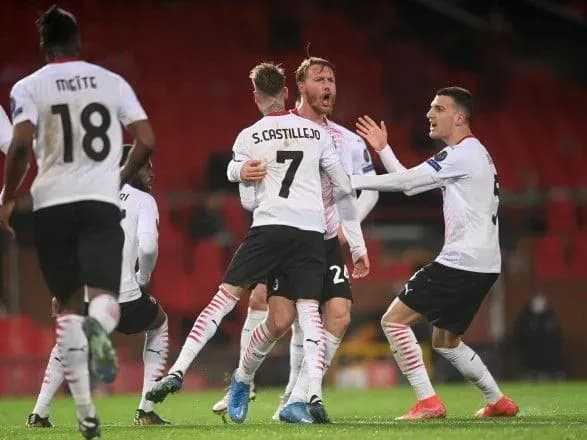 “Мілан” в додатковий час врятувався від поразки у грі з “Манчестер Юнайтед”