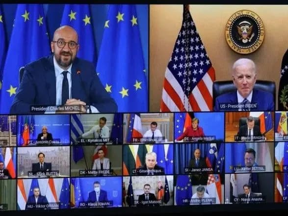 Байден і лідери ЄС домовилися захищати демократію і верховенство закону