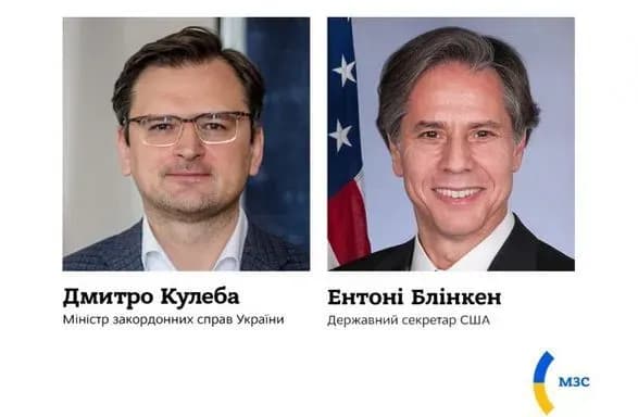 Глава МЗС Дмитро Кулеба провів переговори з держсекретарем США Ентоні Блінкеном