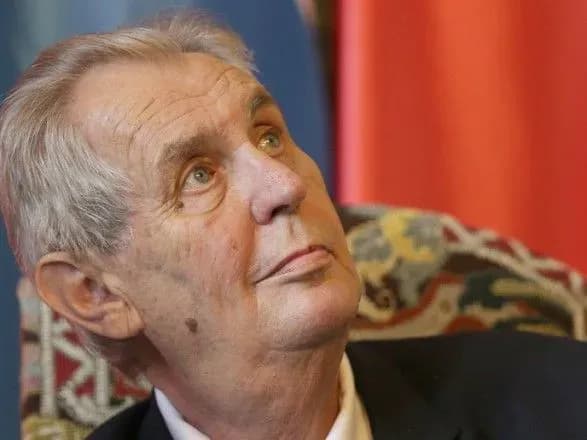 Президент Чехії виступить з надзвичайним зверненням 25 квітня через конфлікт Москви з Прагою