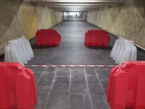Вартість ремонту у переході на станції метро “Оболонь”, де посипалась стеля, становить понад 38 тис. грн