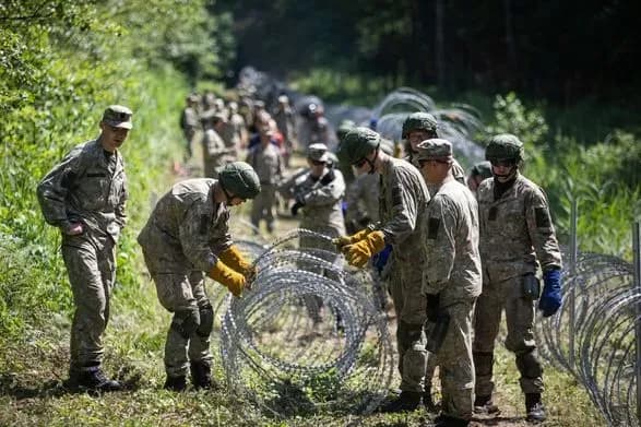 Естонія допоможе Литві побудувати колючий забор на кордоні з Білоруссю