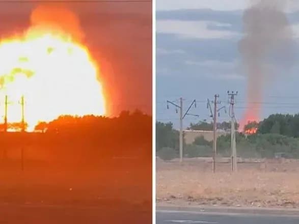 Стовпи вогню: масштабний вибух стався у військовій частині на півдні Казахстану