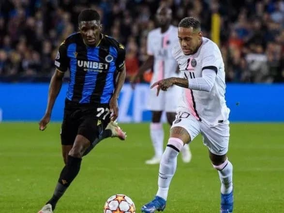 Результативное действие украинца помогла "Брюгге" сыграть вничью с "ПСЖ"