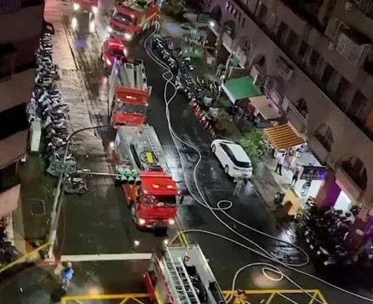 В Тайване загорелся жилой дом, погибли более 40 человек