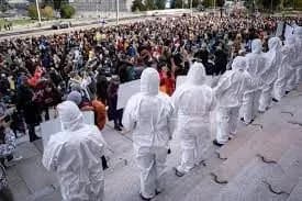 В Естонії пройшли протести проти обов'язкової вакцинації