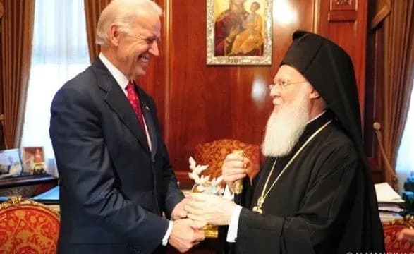 Байден зустрівся з патріархом Варфоломієм: про що говорили