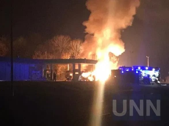 У Харківській області – пожежа на АЗС