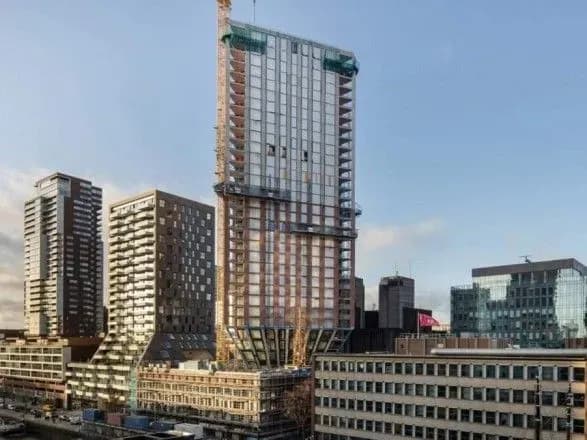 У Роттердамі будують першу трикутну вежу