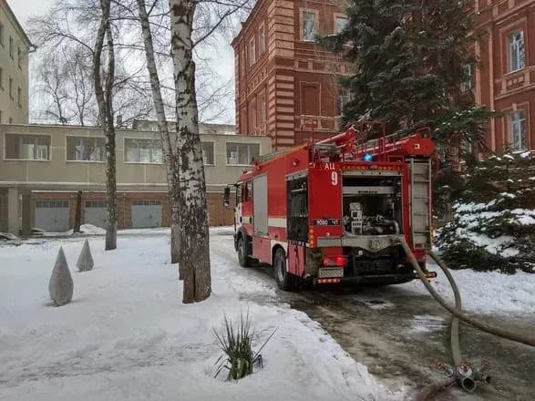 В Харькове горел корпус Национального юридического университета