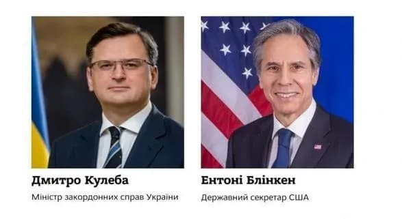 Кулеба та Блінкен обговорили кроки для стримування Росії від подальшої агресії