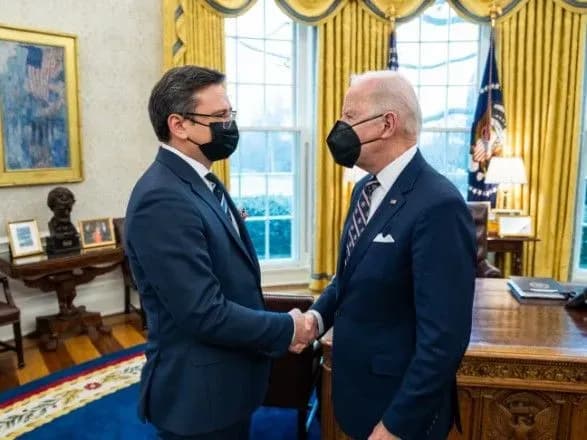 Байден прийняв у Білому домі голову МЗС України Дмитра Кулебу