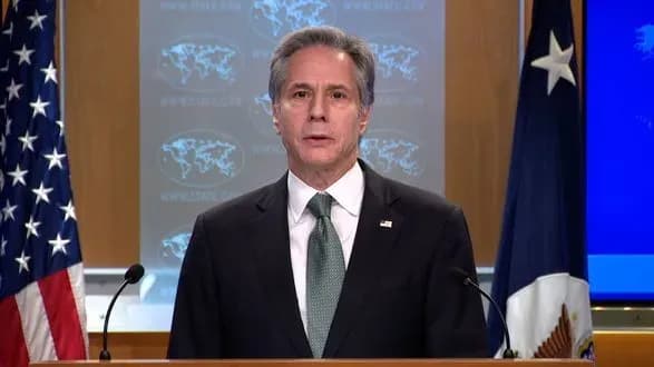 Держсекретар США назвав атаки росії на мирних жителів України воєнним злочином