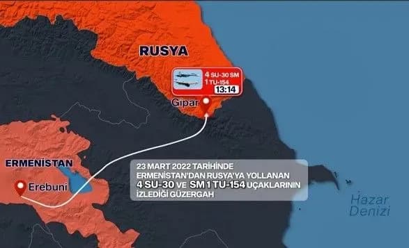 "Для використання в Україні": ЗМІ Туреччини викрили схему відправлення Вірменією винищувачів росії