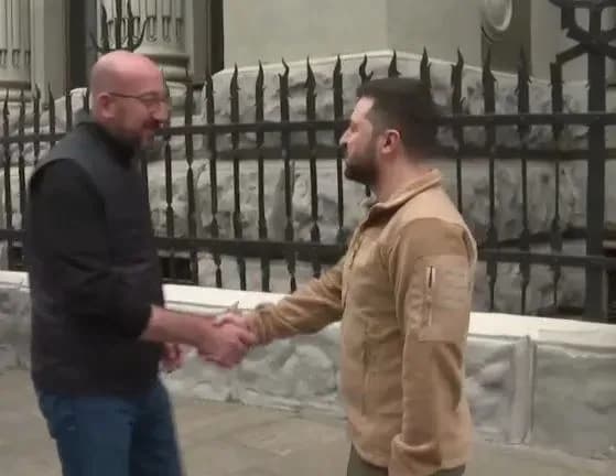 Шарль Мішель зустрівся із Зеленським: сторони обговорили санкції проти рф та підтримку України