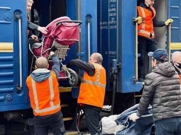 Великодніми евакуаційними рейсами Укрзалізниці врятували 780 людей
