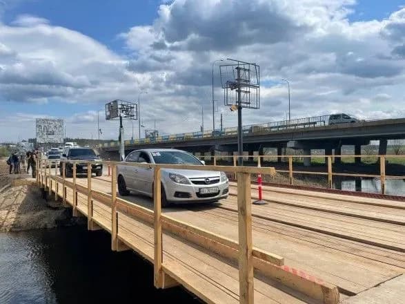 На Київщині відкрили переправу, яка з'єднала Гостомель і Бучу зі столицею