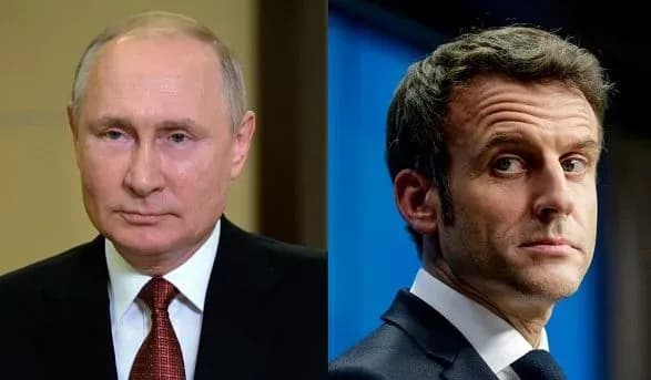 Макрон переговорив з путіним: розмова тривала понад дві години