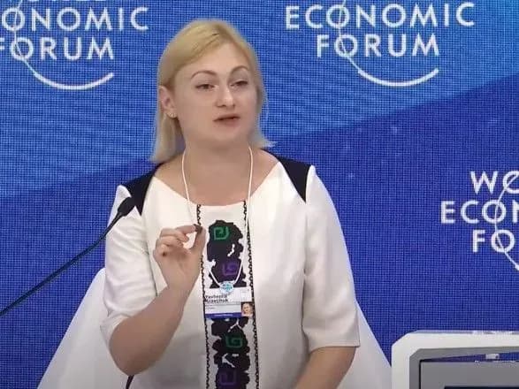 Українська делегація привезла з собою в Давос частину ракети, випущеної окупантами з "Іскандера" під Києвом