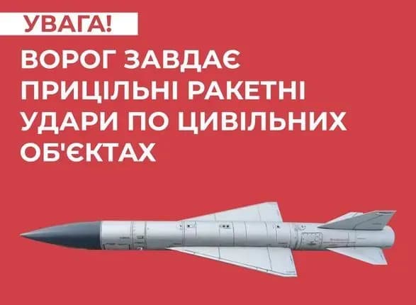 Удари рф по цивільних об'єктах в Україні - не помилки точності ракет, а прицільний вогонь – ЦПД