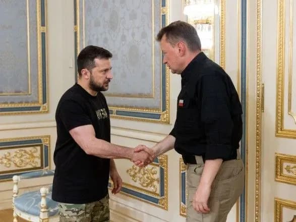 Свобода України – це й свобода Польщі: Зеленський провів зустріч з Маріушем Блащаком