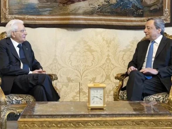 Прем'єр Італії Драгі подав у відставку: президент взяв її до відома