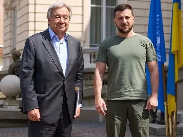 Зеленський особисто попросив Генсека ООН застосувати всі можливості для виконання рф усіх норм міжнародного права щодо полонених