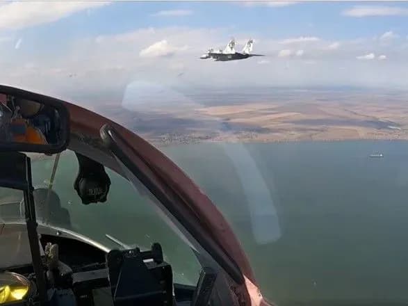 Повітряні сили ЗСУ показали бойову роботу винищувача МіГ-29